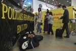 Agentes PF protesto Aeroporto Brasilia 8212
